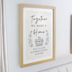 Eleanoras Personalised Home Oak Poster Frame Framed Prints