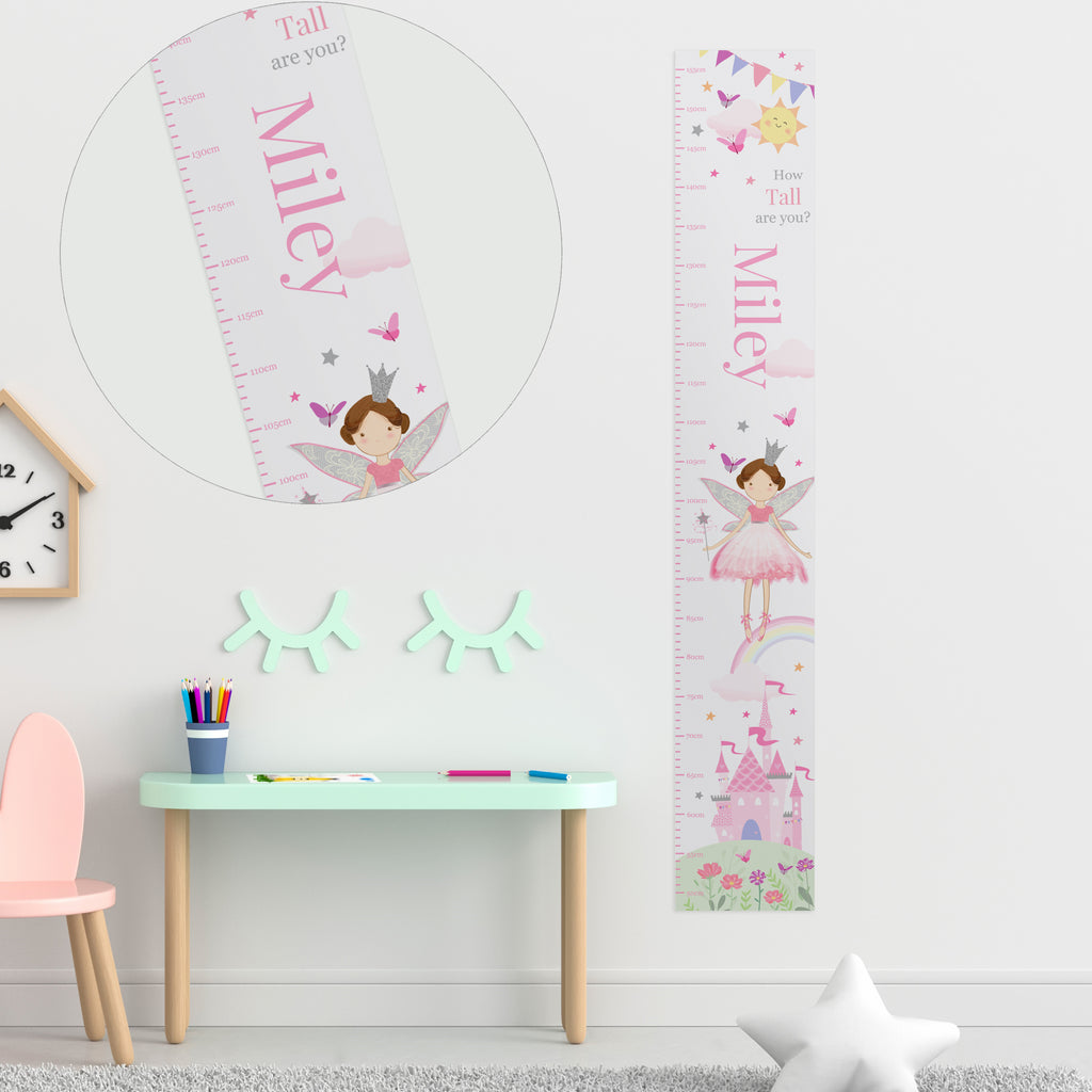 Eleanoras Personalised Fairy Princess Height Chart 