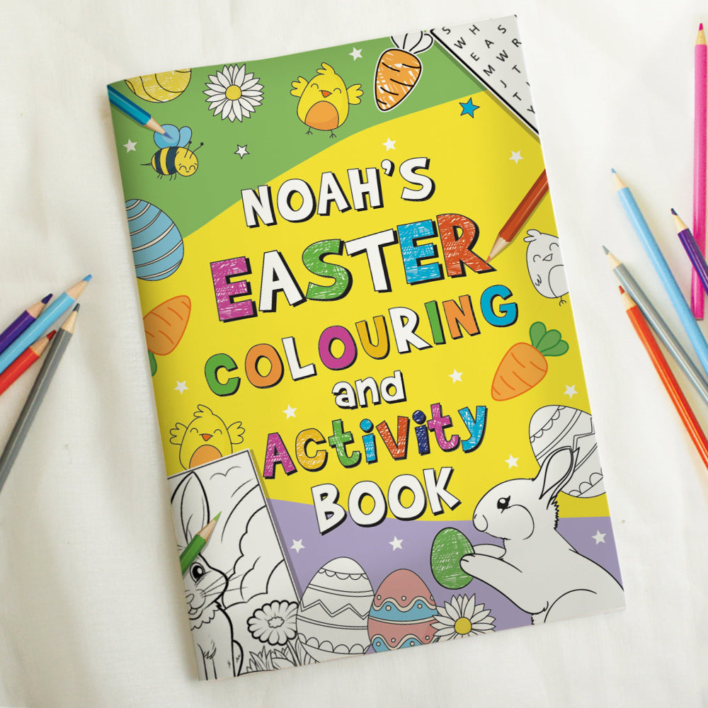 Personalised Easter Activity & Colouring Book