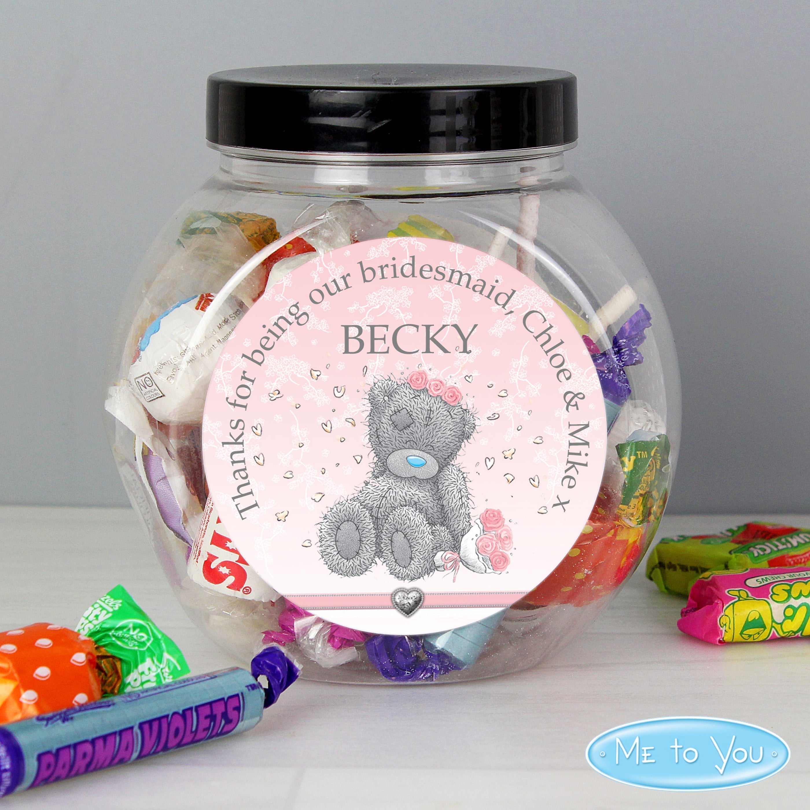 Eleanoras Me To You Bridesmaid Wedding Sweet Jar 