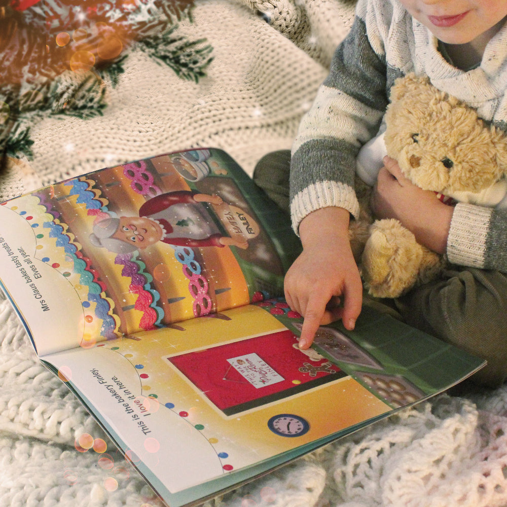 Eleanoras Personalised Magical Christmas Adventure Story Book and Personalised Teddy Bear Books