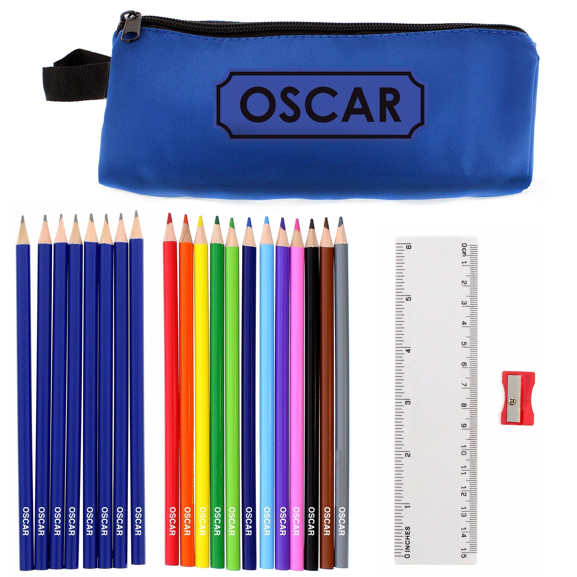 Eleanoras BLUE PENCIL CASE STATIONERY SET STATIONERY SETS