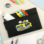 Eleanoras Personalised Digger Black Pencil Case Pencil Cases