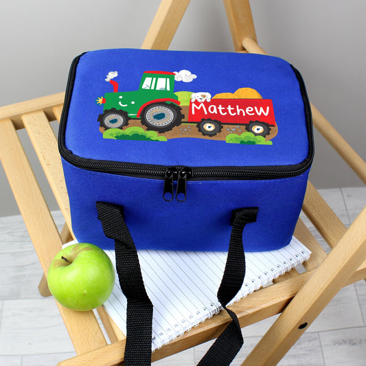 TRACTOR PERSONALISED LUNCH BAG Lunch Bags & Boxes from Eleanoras