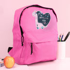 Eleanoras Personalised Pink Dinosaur Backpack Backpacks