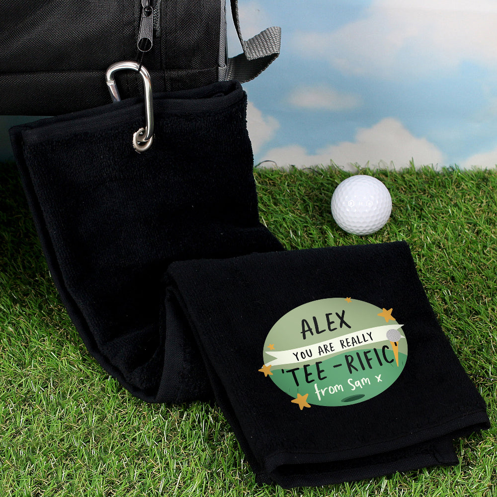 Eleanoras Personalised Tee-rific Golf Towel 