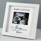Eleanoras Personalised All Things Grow Baby Scan Frame Photo Frames