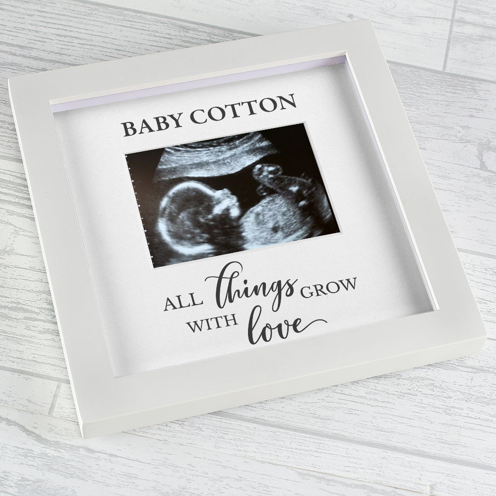 Eleanoras Personalised All Things Grow Baby Scan Frame Photo Frames