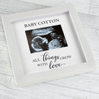 Eleanoras Personalised All Things Grow Baby Scan Frame Photo Frames