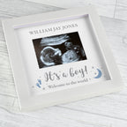Eleanoras Personalised 'It's A Boy' Baby Scan Frame Photo Frames