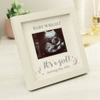 Eleanoras Personalised 'It's A Girl' Baby Scan Frame Photo Frames