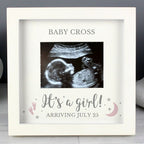 Eleanoras Personalised 'It's A Girl' Baby Scan Frame Photo Frames