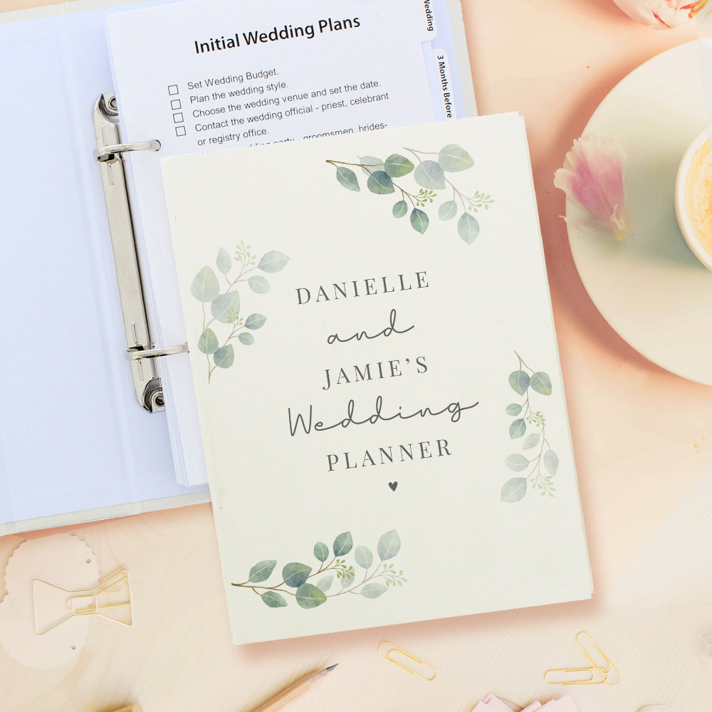 Eleanoras Personalised Botanical Wedding Planner 