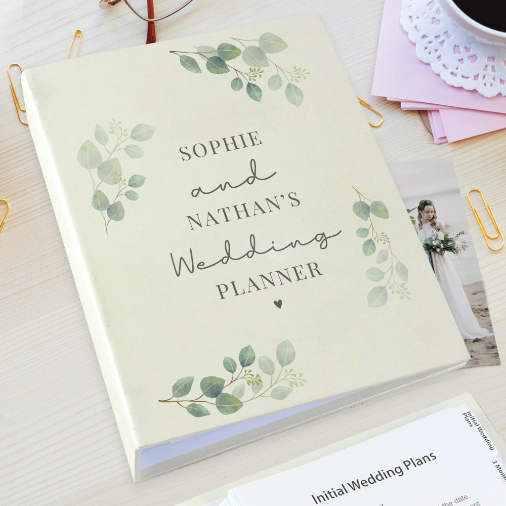 Eleanoras Personalised Botanical Wedding Planner 
