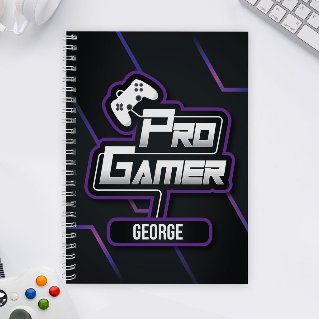 Eleanoras Personalised Pro Gamer A5 Notebook Stationery