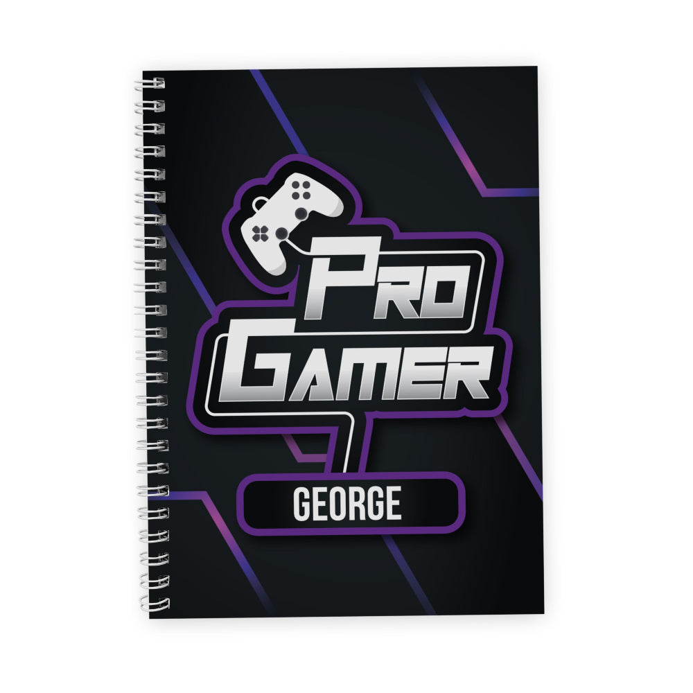 Eleanoras Personalised Pro Gamer A5 Notebook Stationery