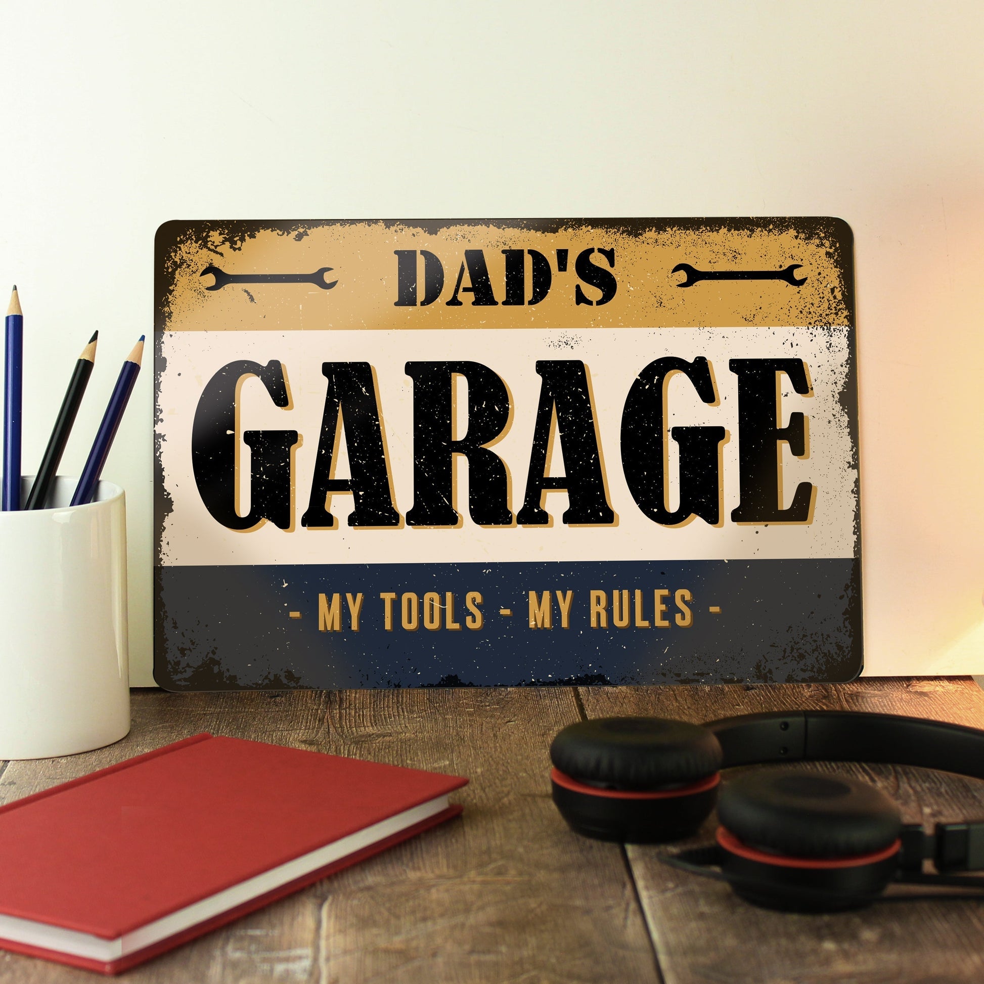 Eleanoras GARAGE PERSONALISED METAL SIGN 