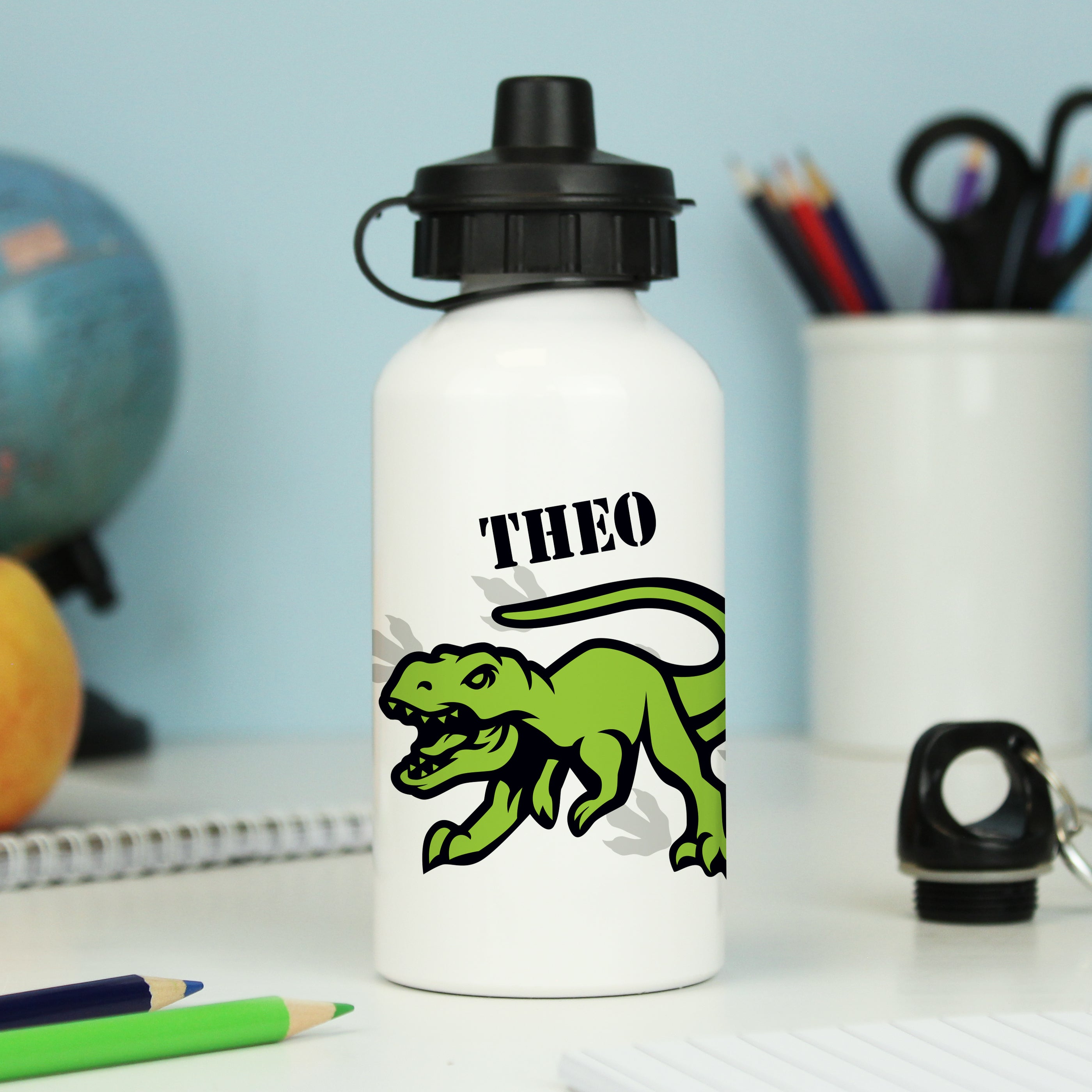 Eleanoras Personalised Dinosaur Drinks Bottle Bottles & Flasks