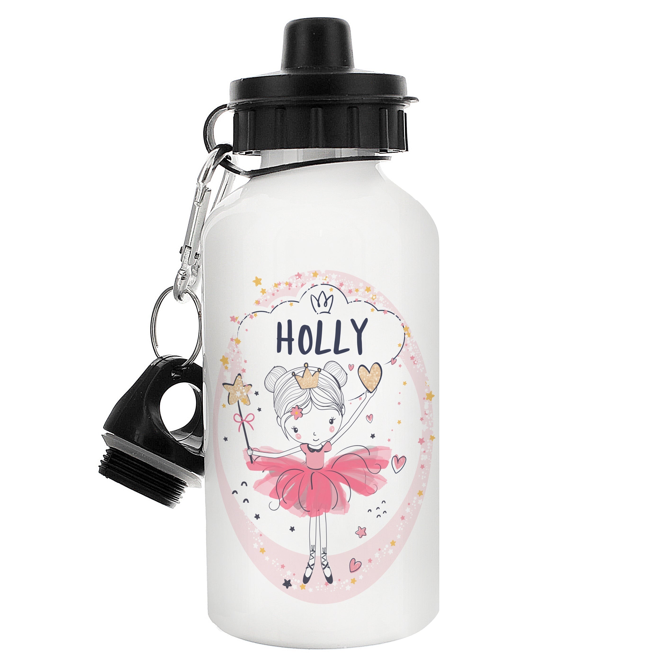 Eleanoras Personalised Princess Ballerina Drinks Bottle 
