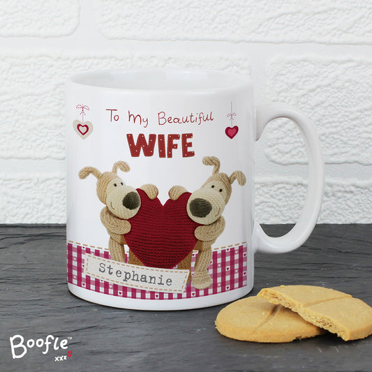 Eleanoras BEAUTIFUL WIFE SHARED HEART MUG MUGS