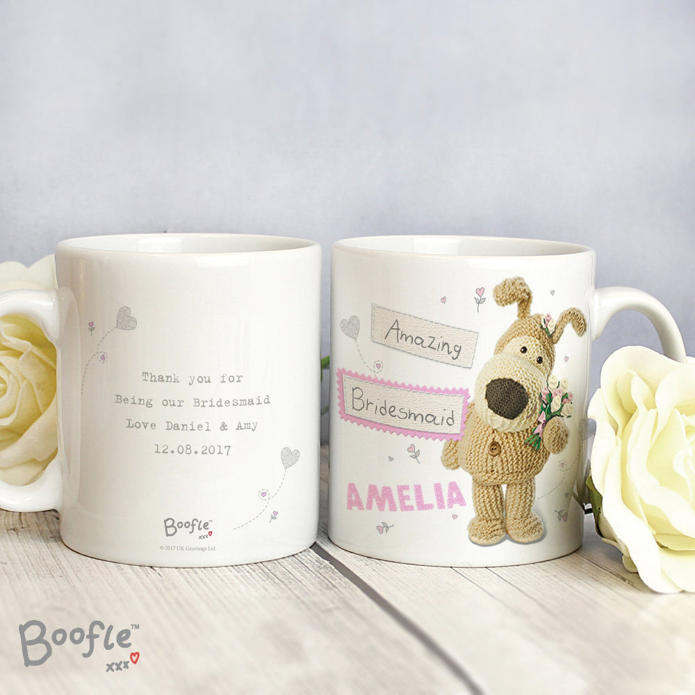 Eleanoras Personalised Boofle Female Wedding Mug Mugs