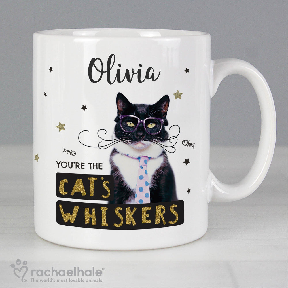 Eleanoras Personalised Rachael Hale 'You're the Cat's Whiskers' Mug Mugs