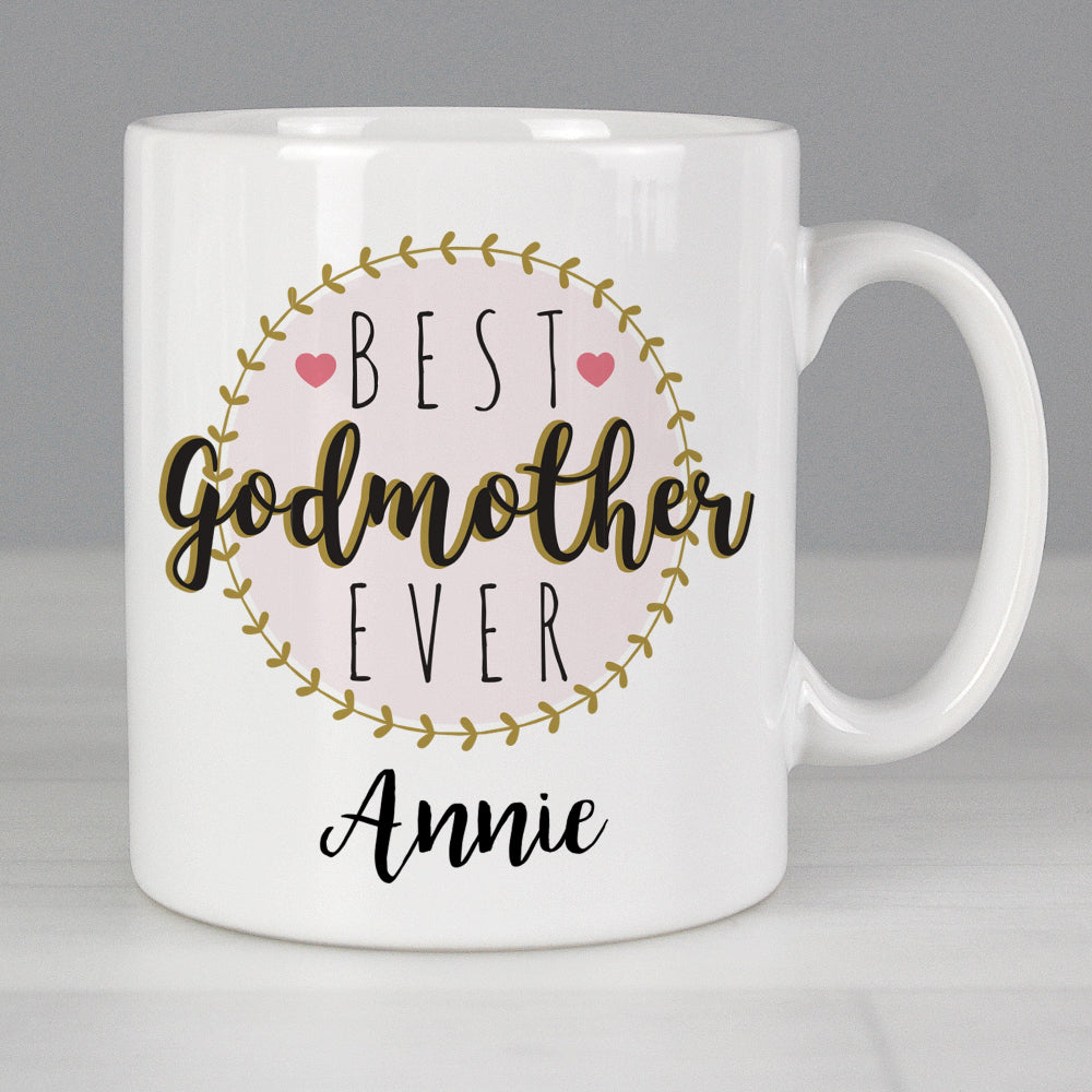 Eleanoras Personalised 'Best Godmother' Mug Mugs