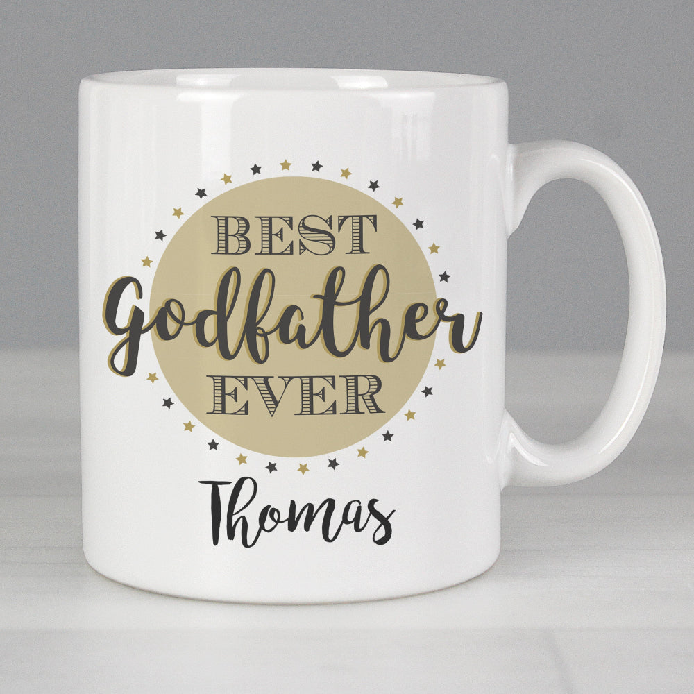 Eleanoras Personalised Best Godfather Mug Mugs