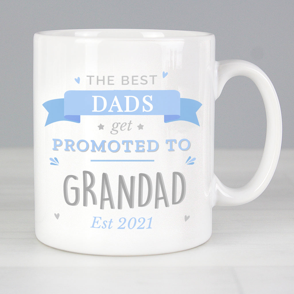 Eleanoras Personalised Blue Promoted to Mug Mugs