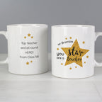 Eleanoras Personalised Star Teacher's Mug Mugs