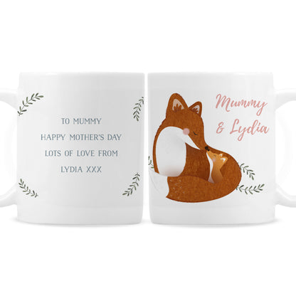 Eleanoras MUMMY & ME FOX MUG Personalised Mugs