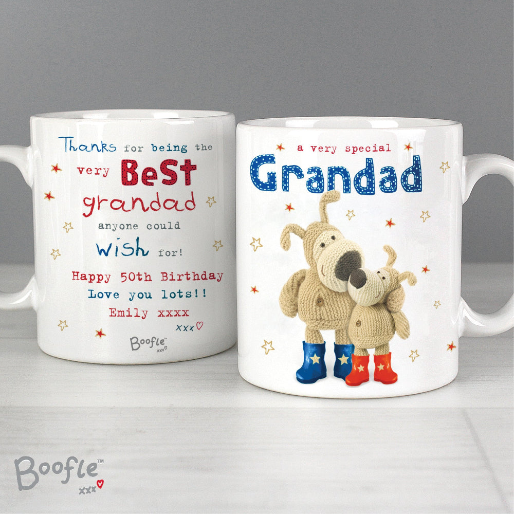 Eleanoras Personalised Boofle Special Grandad Mug Mugs