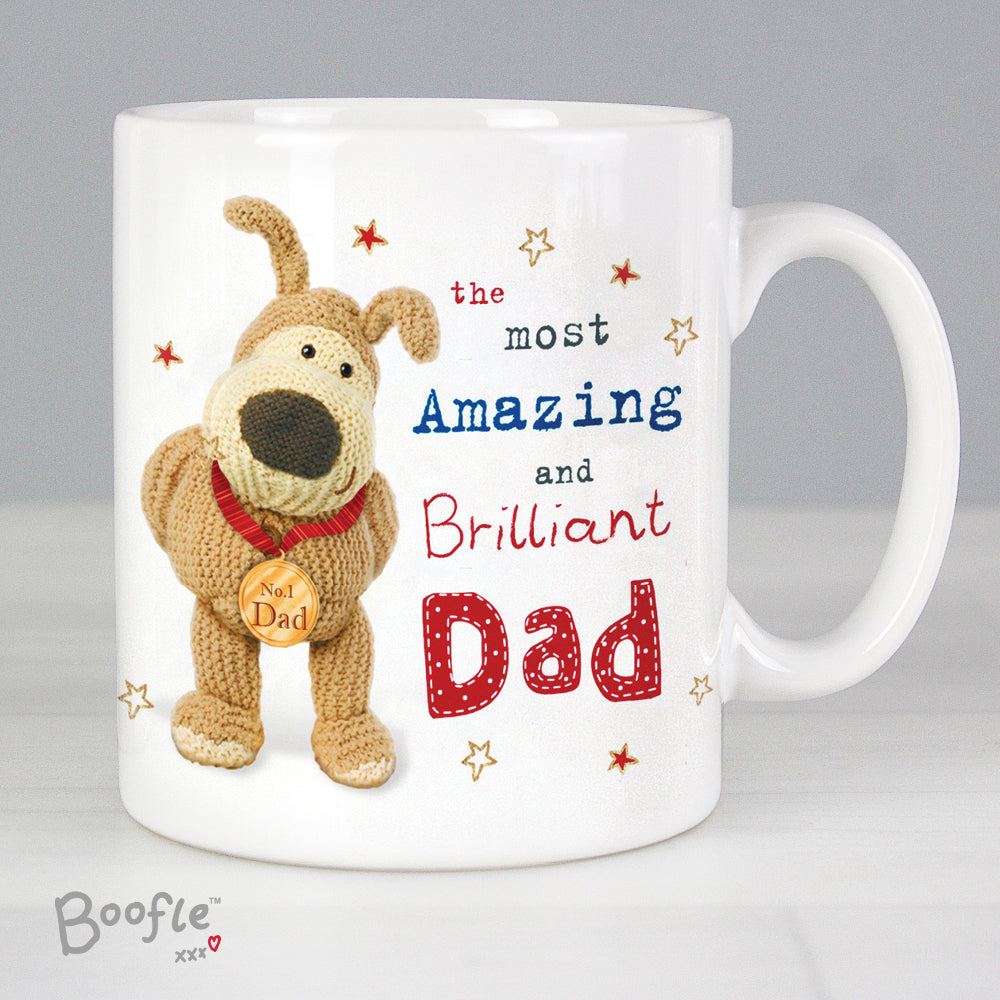 Eleanoras Amazing & Brilliant Dad Personalised Mug Mugs