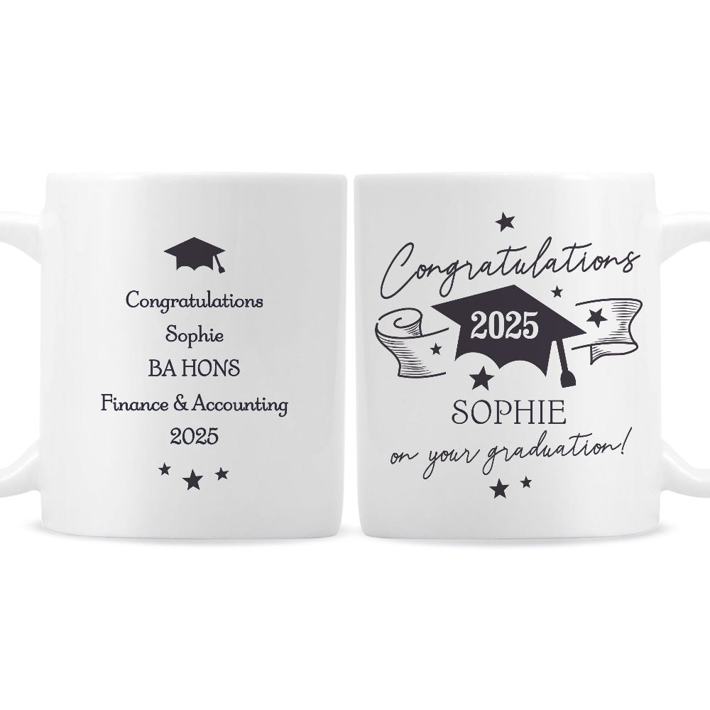 Eleanoras Personalised Graduation Scroll Mug Mugs