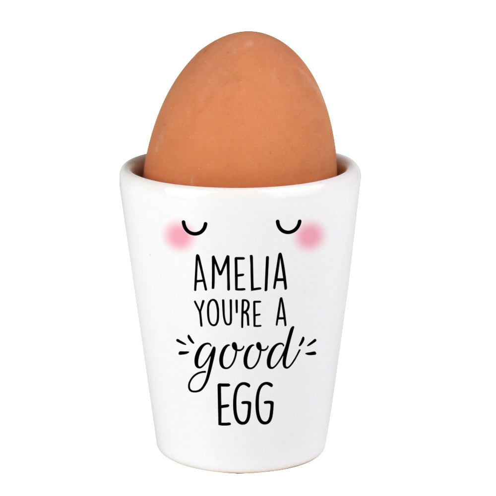Eleanoras Personalised You're A Good Egg Cup Egg Cups & Storage