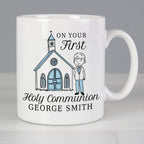 Eleanoras Personalised Boys First Holy Communion Mug Mugs