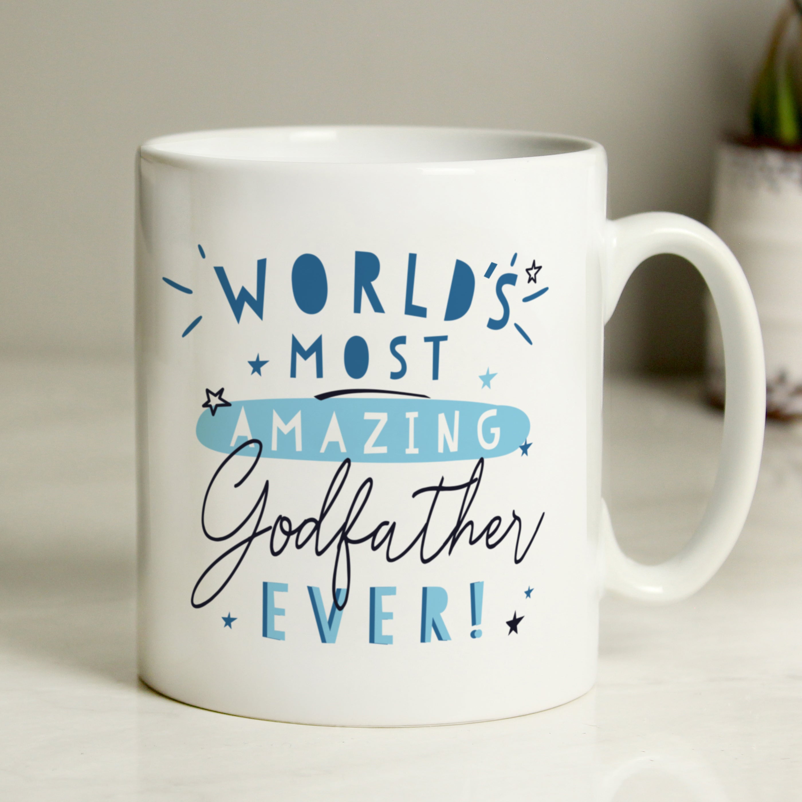Eleanoras Personalised Worlds Most Amazing Godfather Mug Mugs
