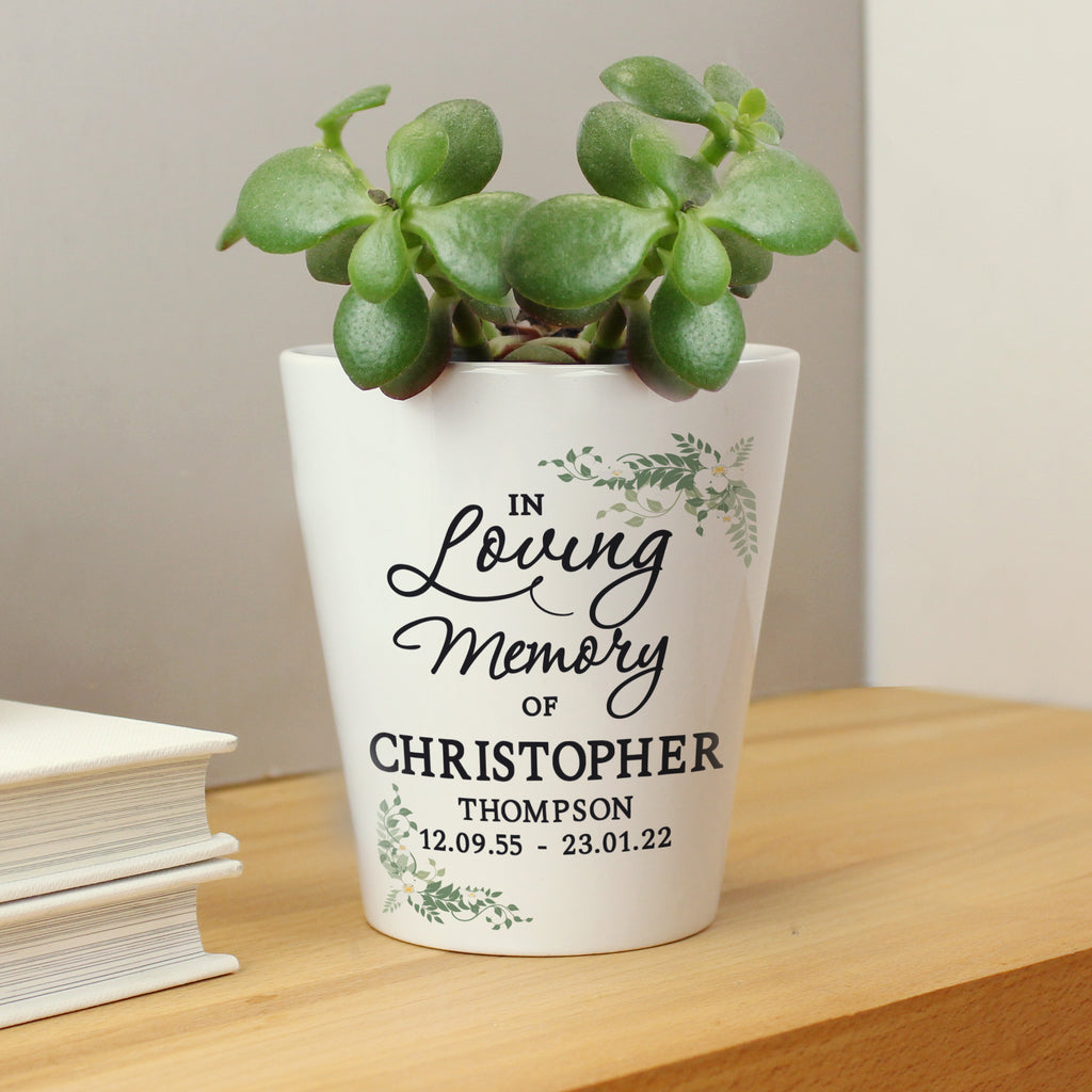 Eleanoras Personalised In Loving Memory Plant Pot Plant Pots
