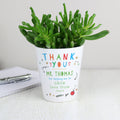 Eleanoras Personalised Thank You Teacher Plant Pot Plant Pots