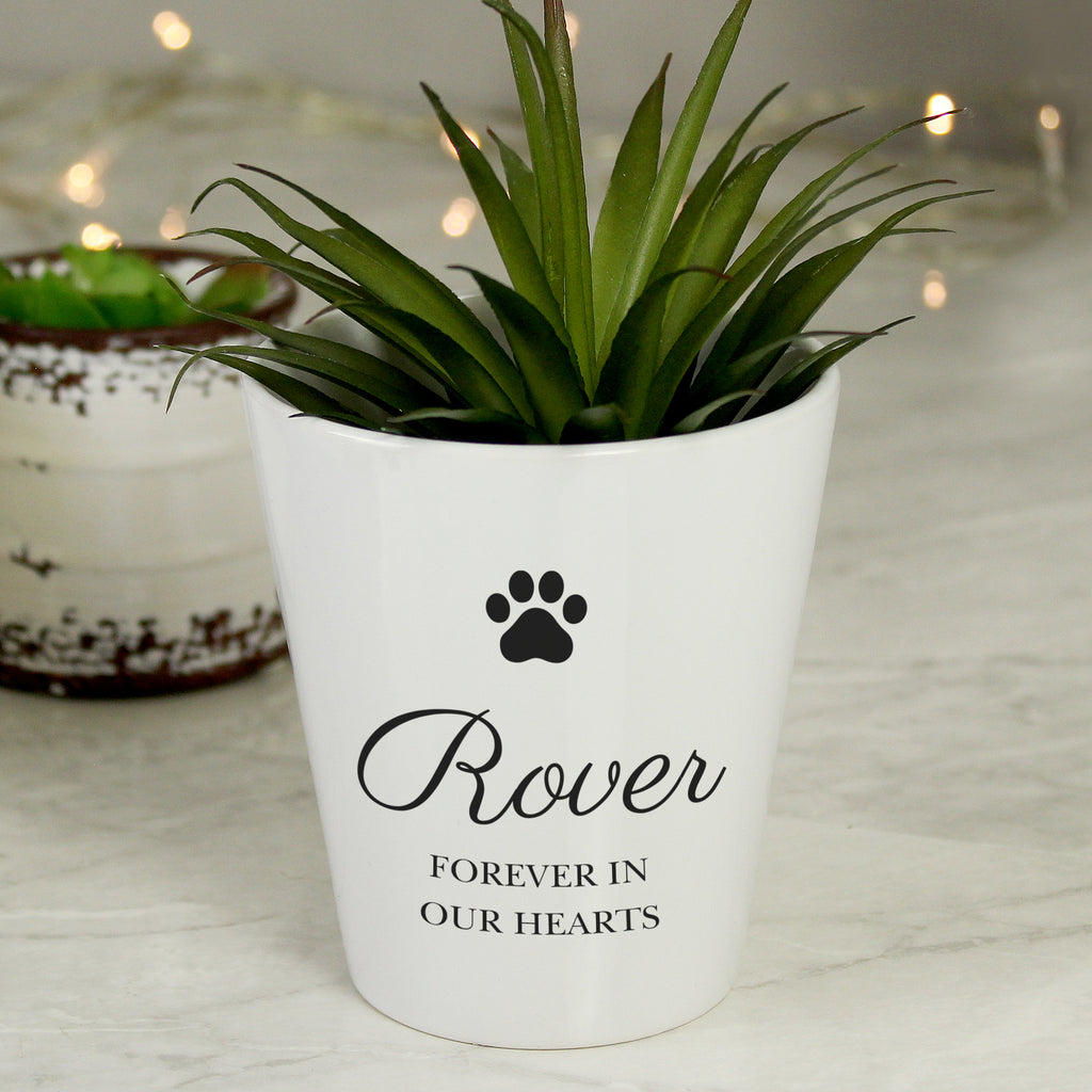 Eleanoras Personalised Paw Print Plant Pot Plant Pots