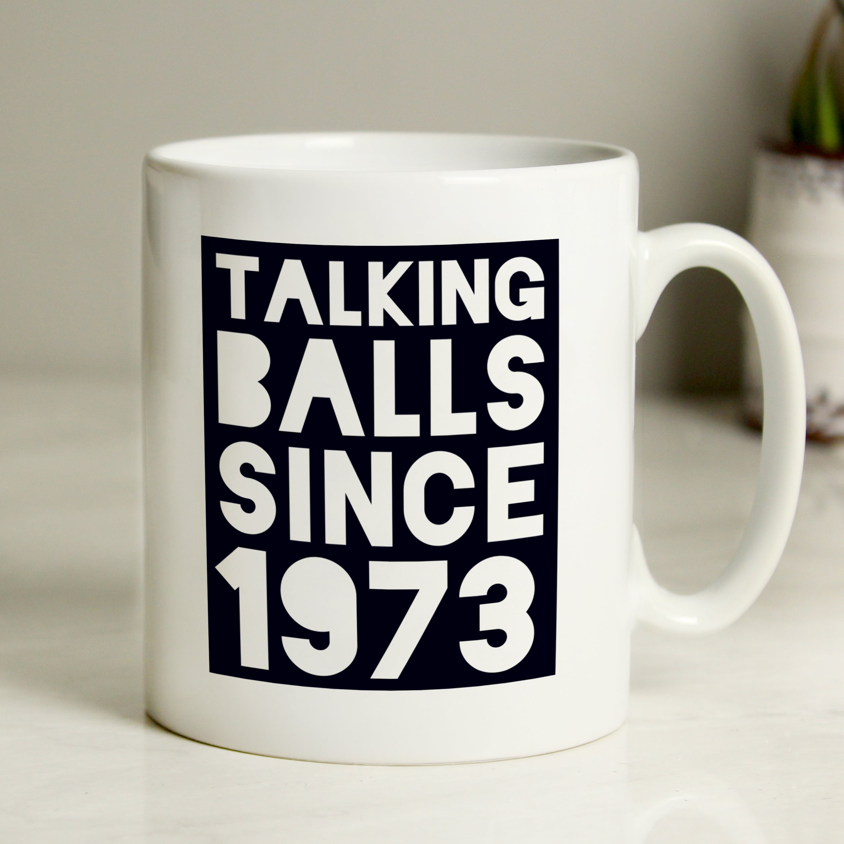 Eleanoras Personalised Talking Balls Since Mug Mugs