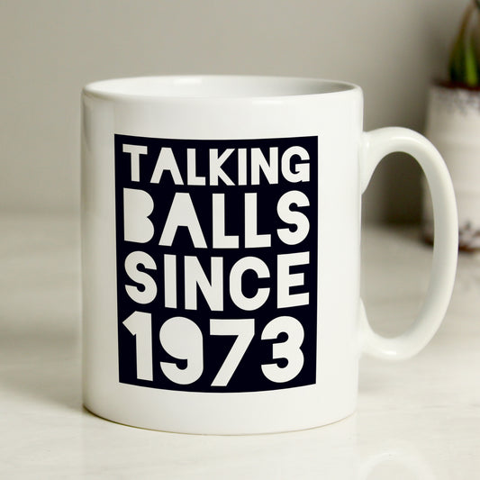 TALKING BALLS SINCE PERSONALISED  MUG MUGS from Eleanoras