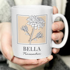 Eleanoras Personalised Birth Flower Mug Mugs
