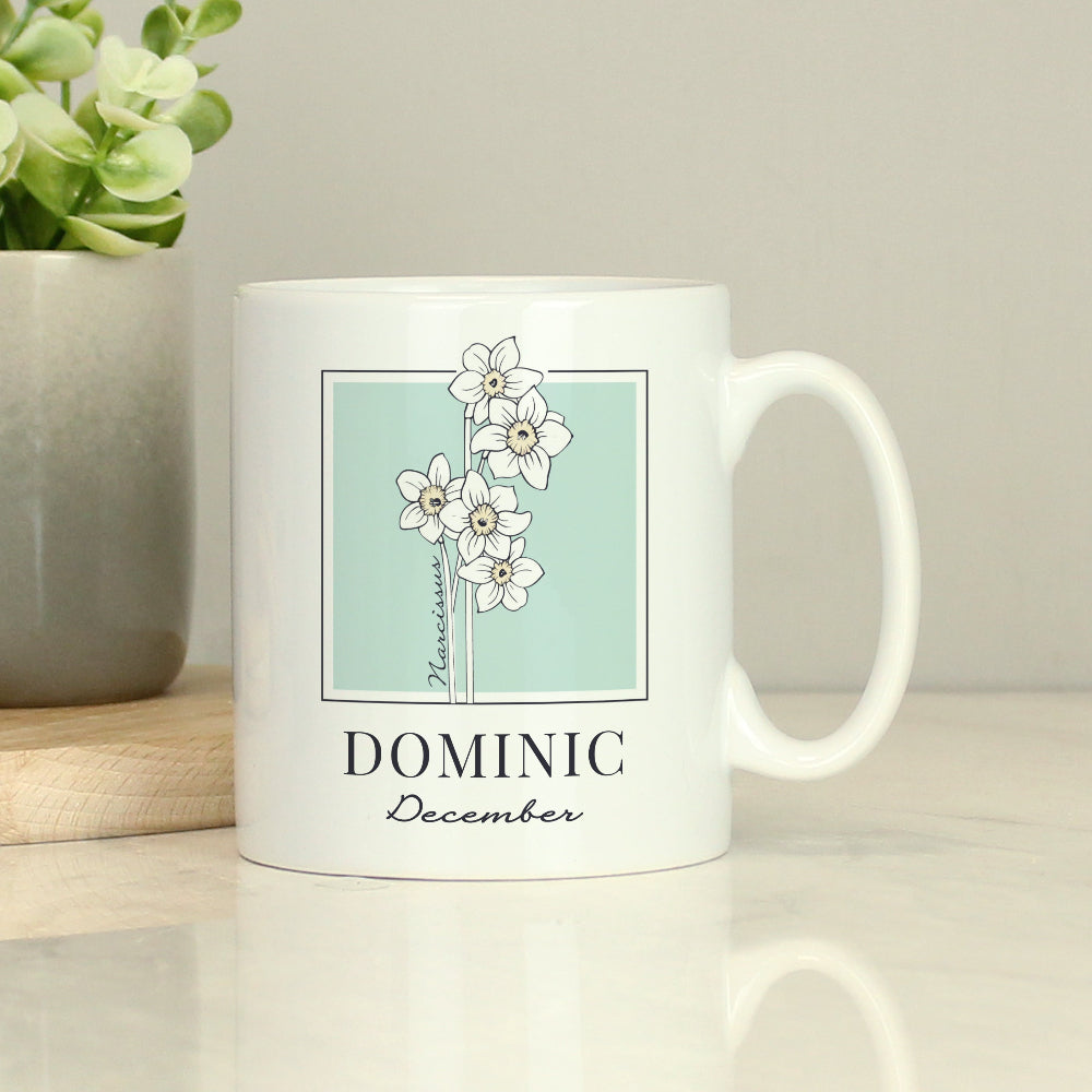 Eleanoras Personalised Birth Flower Mug Mugs