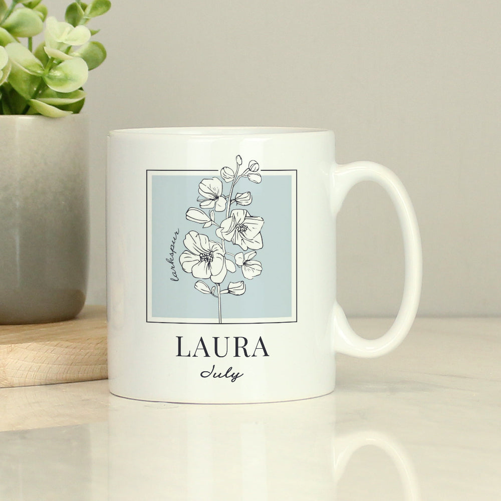 Eleanoras Personalised Birth Flower Mug Mugs