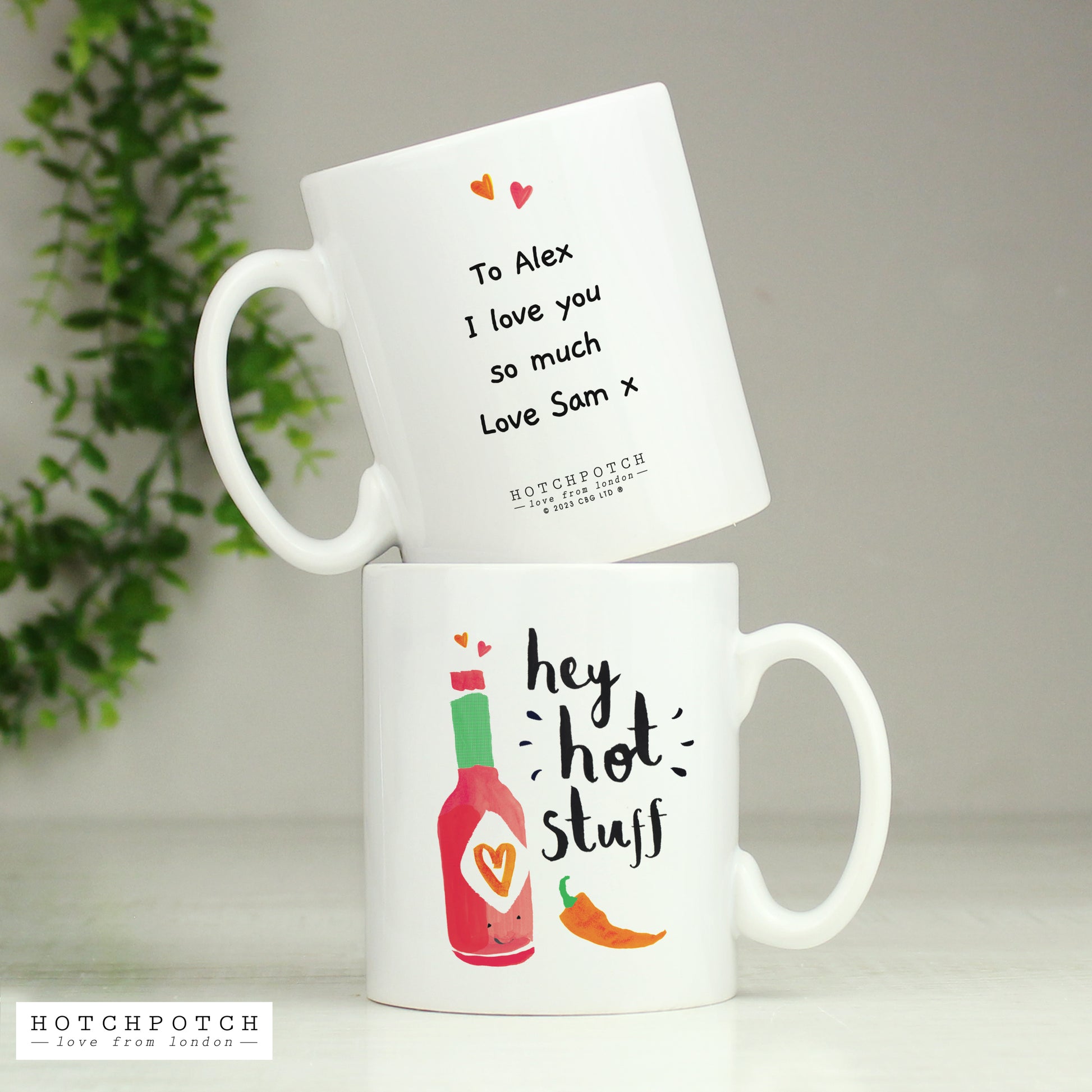 Eleanoras HOT STUFF PERSONALISED MUG MUGS