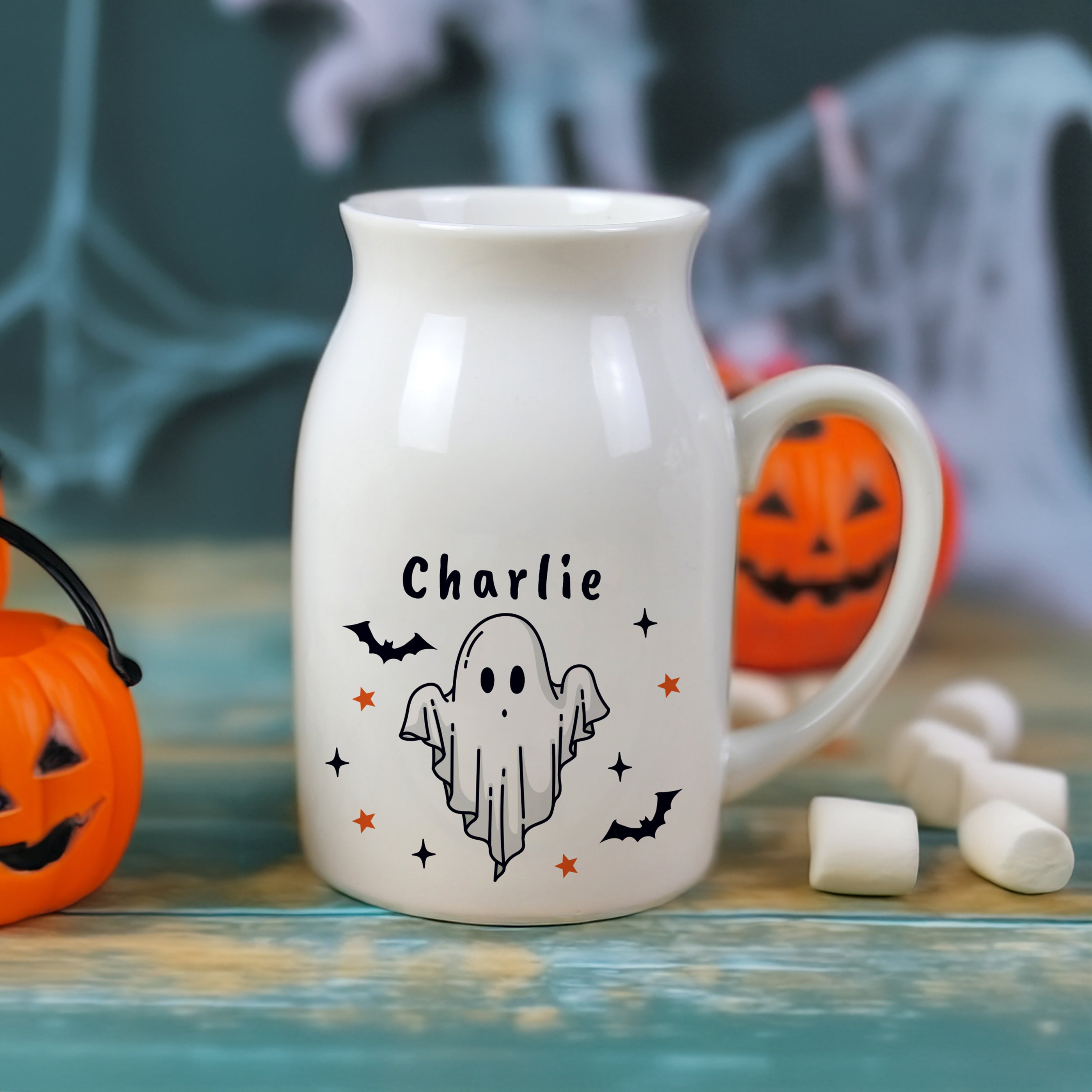 Eleanoras Personalised Ghost Halloween Jug 