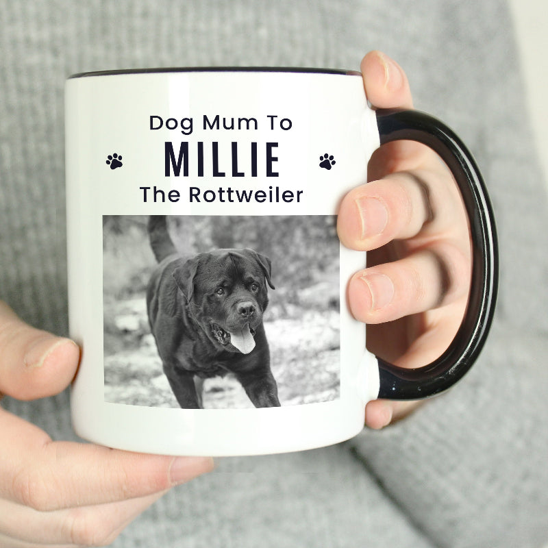 Personalised Dog Mum Pet Photo Upload Mug