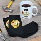 Personalised Daddy Fixer of All Things Mug & Socks Set