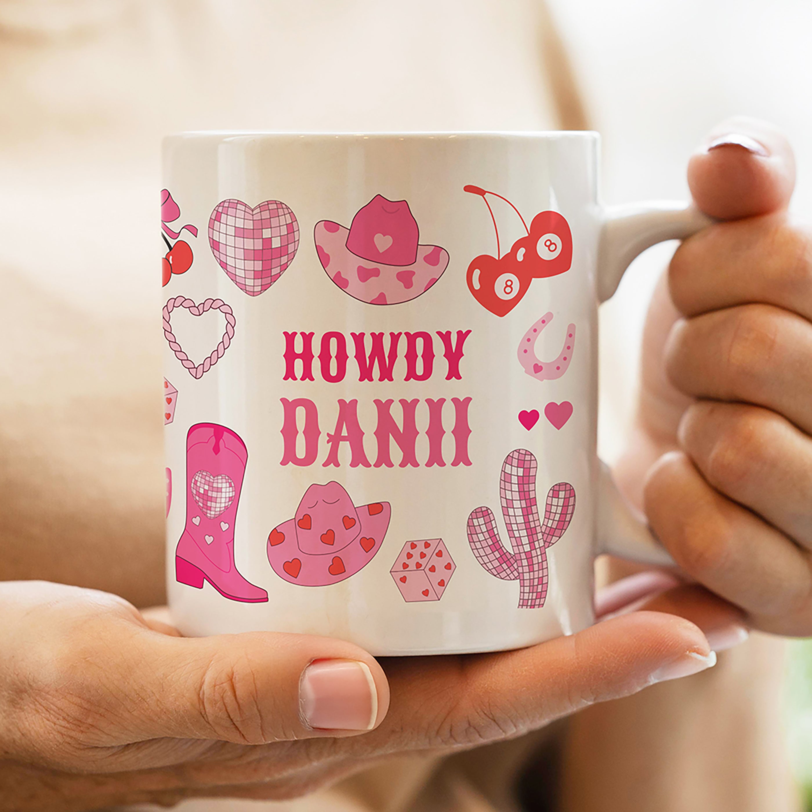 Personalised Cowgirl Mug